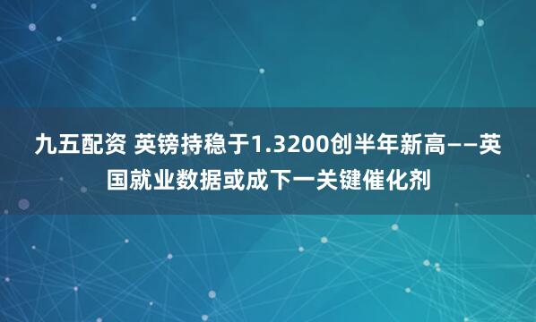 九五配资 英镑持稳于1.3200创半年新高——英国就业数据或成下一关键催化剂