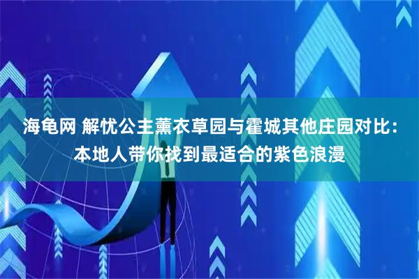 海龟网 解忧公主薰衣草园与霍城其他庄园对比：本地人带你找到最适合的紫色浪漫